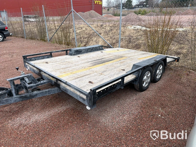 Biltransportsläp BCW - 2000 kg – Dubbelaxlad – Besiktigad