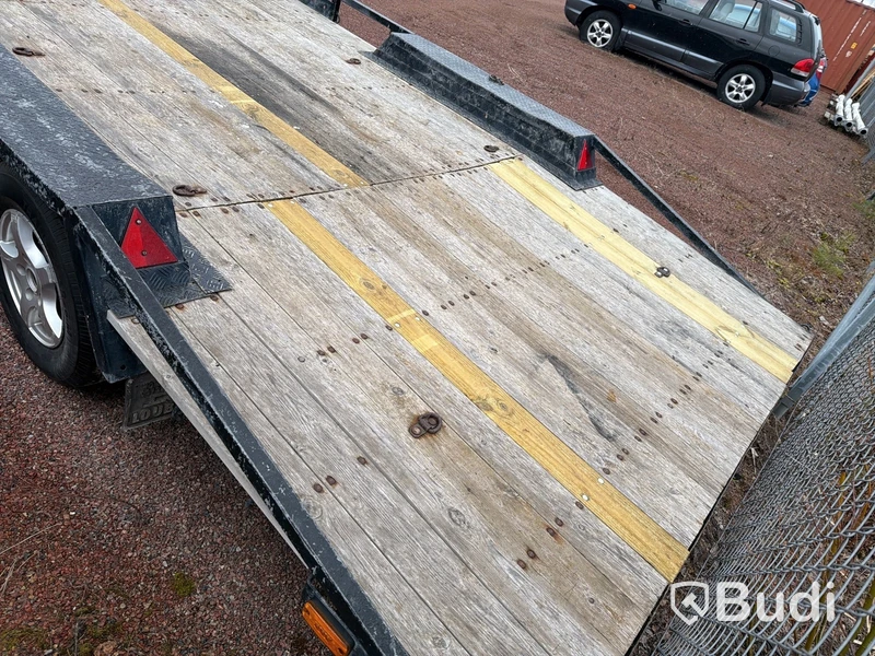 Biltransportsläp BCW - 2000 kg – Dubbelaxlad – Besiktigad