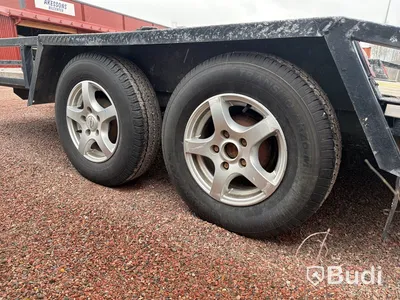 Biltransportsläp BCW - 2000 kg – Dubbelaxlad – Besiktigad