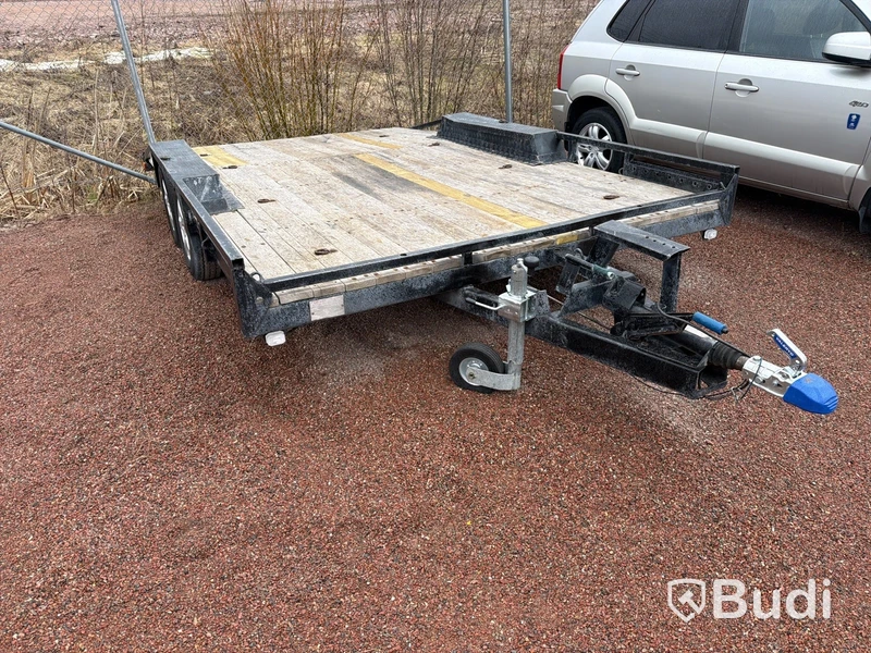 Biltransportsläp BCW - 2000 kg – Dubbelaxlad – Besiktigad