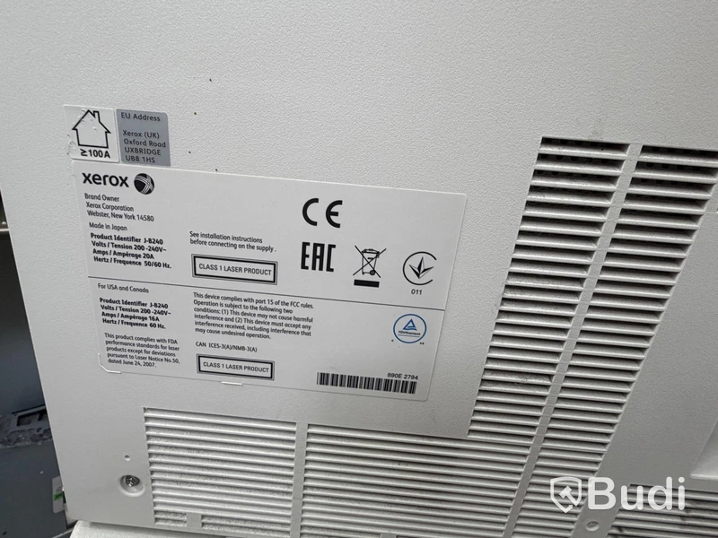 Multifunktionsskrivare Xerox Versant 180