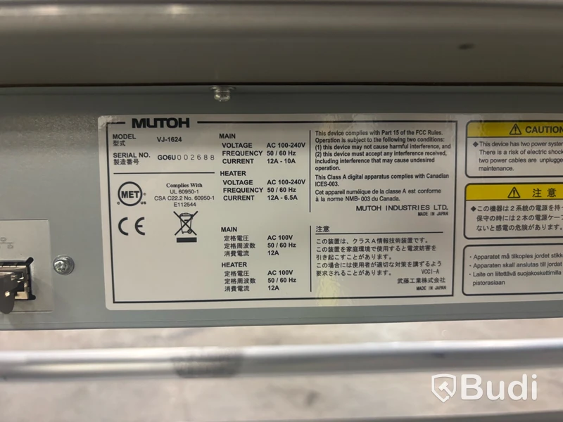 Skrivare Mutoh ValueJet VJ-1624.