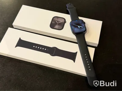 Apple Watch Series 10, 46 mm, titan, svart sportband