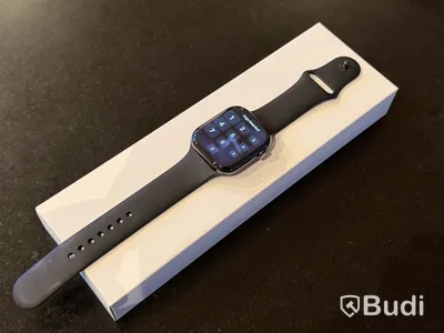 Apple Watch Series 10, 46 mm, titan, svart sportband