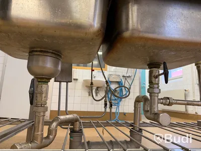 Rostfri arbetsbänk / Storköksbänk - 3 meter