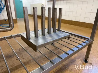 Rostfri arbetsbänk / Storköksbänk - 3 meter
