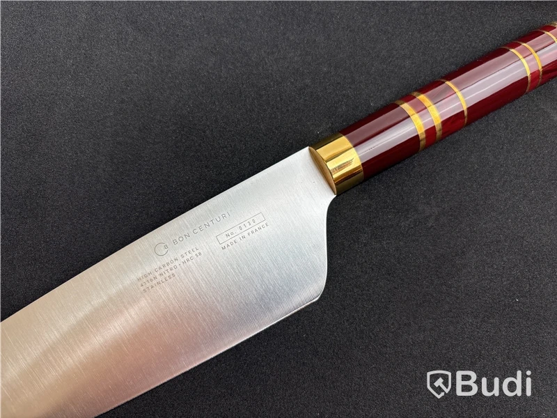 2 st. Kockkniv Bon Centuri Chefs Knife, 20 cm, Bordeaux red
