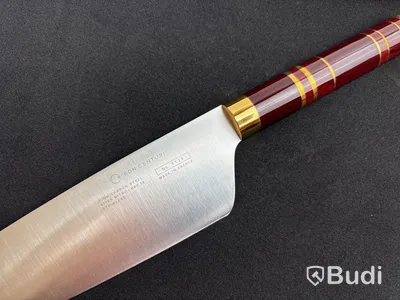 2 st. Kockkniv Bon Centuri Chefs Knife, 20 cm, Bordeaux red