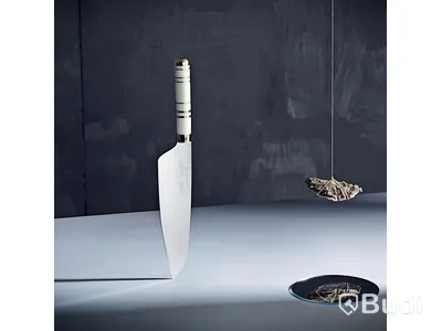 Kockkniv och brödkniv Bon Centuri, Oyster white
