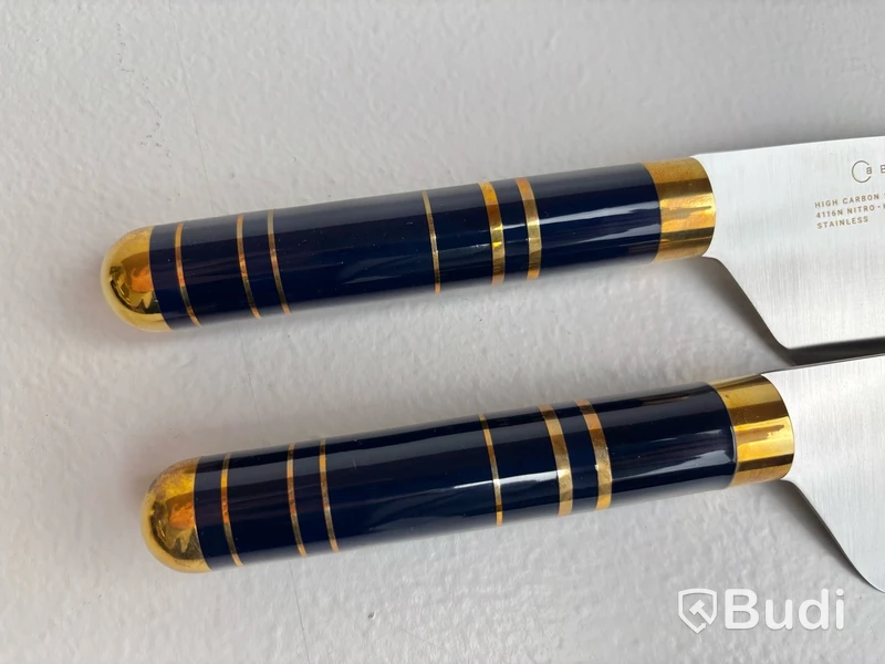 2 st. Kockkniv Bon Centuri Chefs Knife, 20 cm, Marine blue.