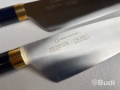 2 st. Kockkniv Bon Centuri Chefs Knife, 20 cm, Marine blue.
