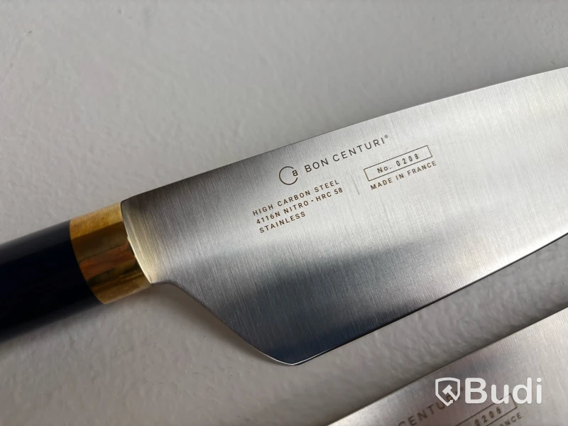 2 st. Kockkniv Bon Centuri Chefs Knife, 20 cm, Marine blue.
