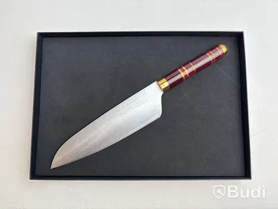 2 st. Kockkniv Bon Centuri Chefs Knife, 20 cm, Bordeaux red