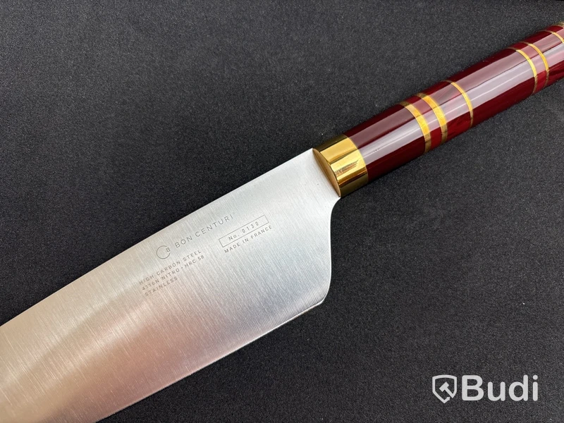 2 st. Kockkniv Bon Centuri Chefs Knife, 20 cm, Bordeaux red