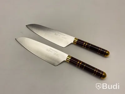 4 st. Kockkniv Bon Centuri Chefs Knife, 20 cm - 2 st. Marine blue och 2 st. Bordeaux red
