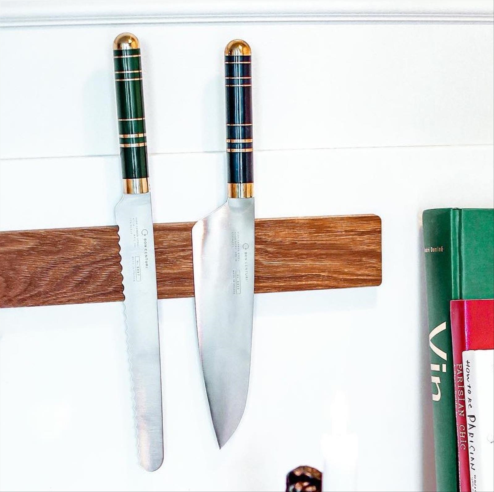 Kockkniv och brödkniv Bon Centuri, Saint Marquis green