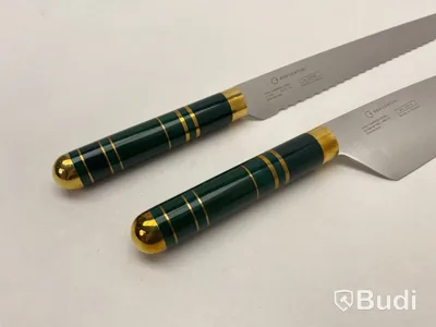 Kockkniv och brödkniv Bon Centuri, Saint Marquis green