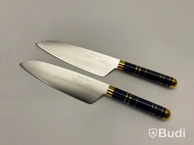 4 st. Kockkniv Bon Centuri Chefs Knife, 20 cm - 2 st. Marine blue och 2 st. Bordeaux red