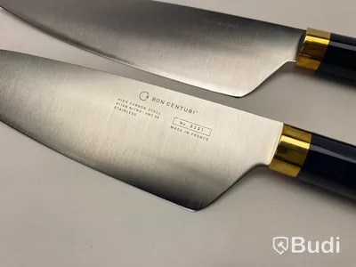 4 st. Kockkniv Bon Centuri Chefs Knife, 20 cm - 2 st. Marine blue och 2 st. Bordeaux red