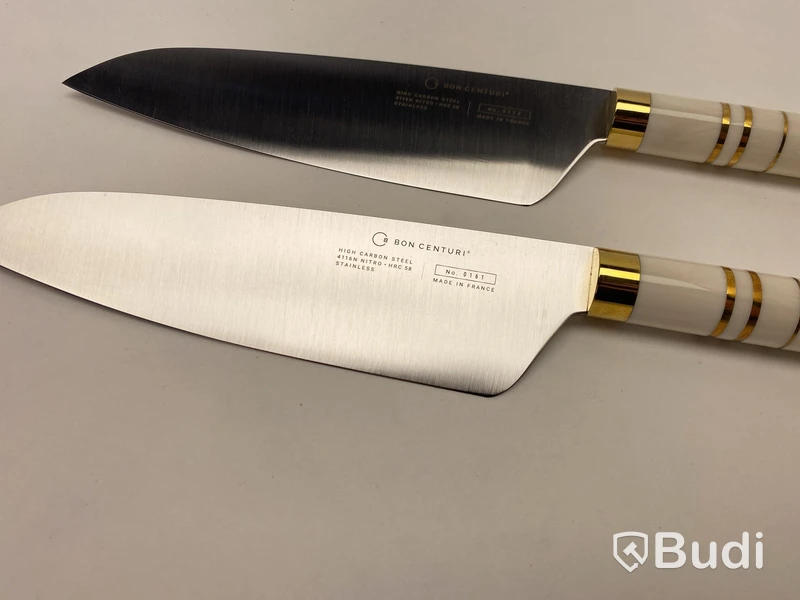 2 st. Kockkniv Bon Centuri, Oyster white