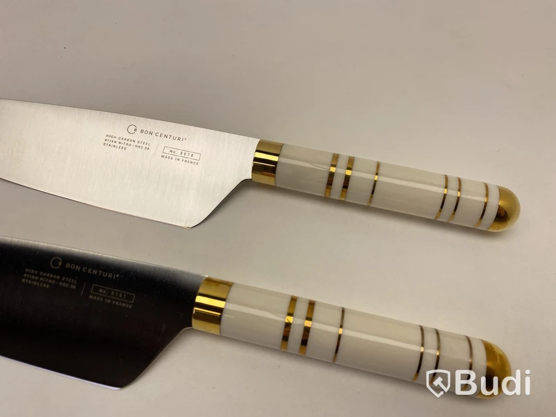 2 st. Kockkniv Bon Centuri, Oyster white