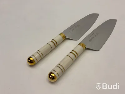 2 st. Kockkniv Bon Centuri, Oyster white