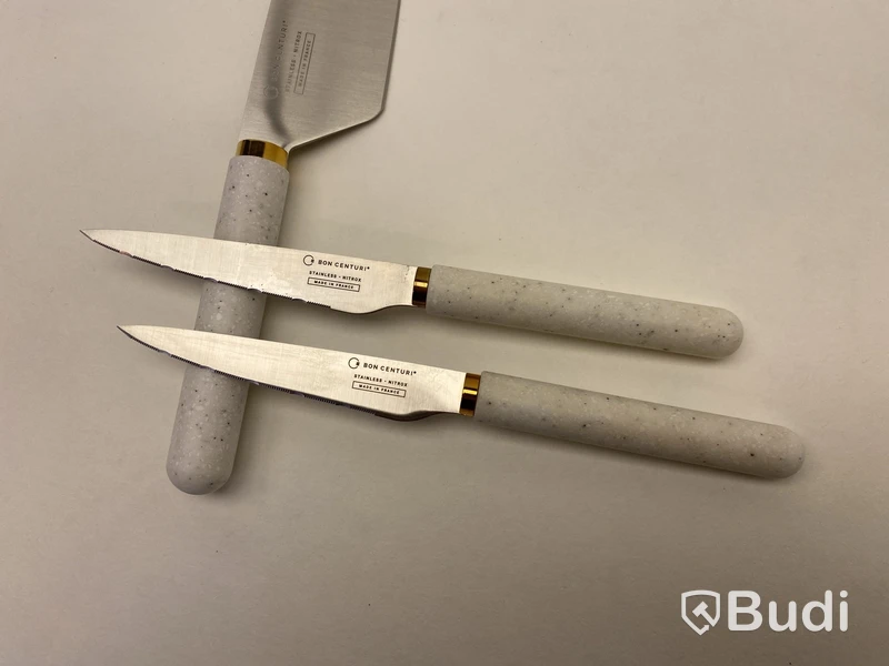 Knivset 4-delar Bon Centuri, Marble white