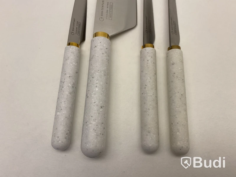 Knivset 4-delar Bon Centuri, Marble white
