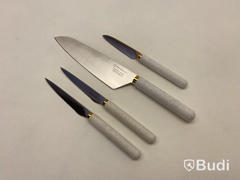 Knivset 4-delar Bon Centuri, Marble white