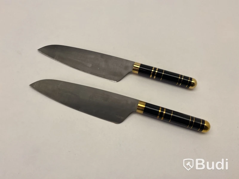 2 st. Kockkniv Bon Centuri, Nero black