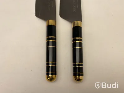 2 st. Kockkniv Bon Centuri, Nero black
