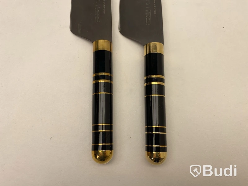 2 st. Kockkniv Bon Centuri, Nero black
