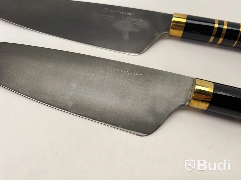 2 st. Kockkniv Bon Centuri, Nero black