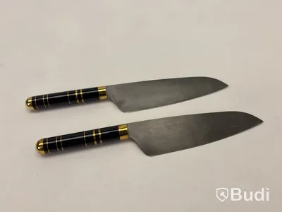 2 st. Kockkniv Bon Centuri, Nero black