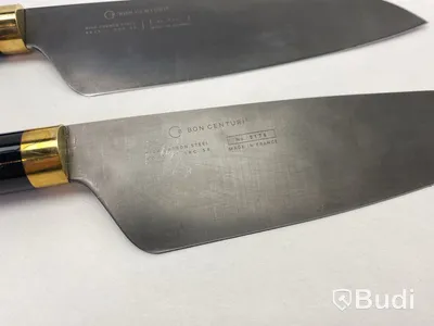 2 st. Kockkniv Bon Centuri, Nero black