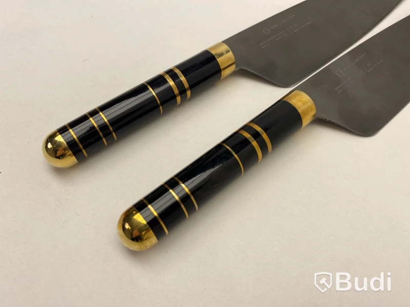 2 st. Kockkniv Bon Centuri, Nero black