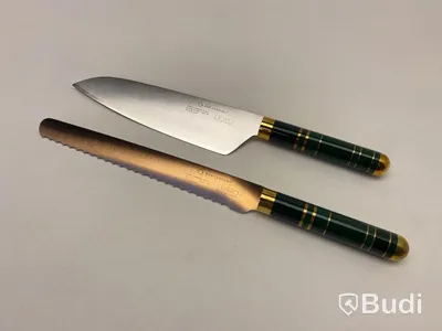 Kockkniv och brödkniv Bon Centuri, Saint Marquis green