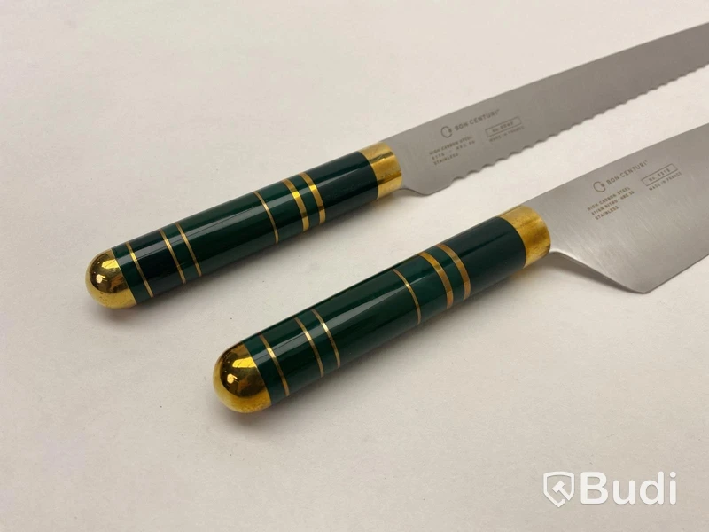 Kockkniv och brödkniv Bon Centuri, Saint Marquis green