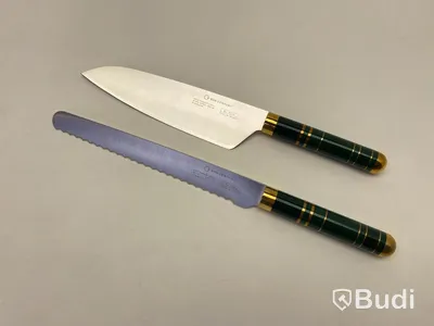 Kockkniv och brödkniv Bon Centuri, Saint Marquis green