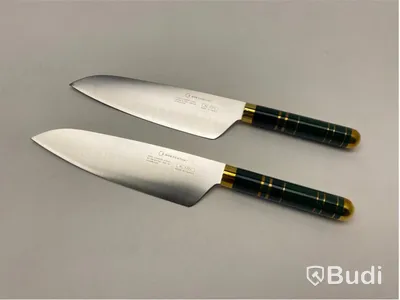 2 st. Kockkniv Bon Centuri Chefs Knife, 20 cm, Saint Marquis green