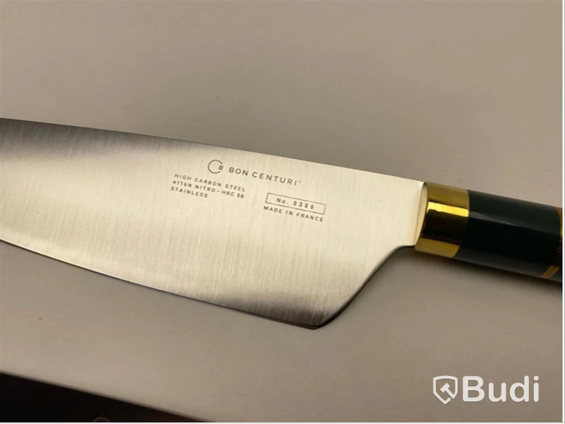 2 st. Kockkniv Bon Centuri Chefs Knife, 20 cm, Saint Marquis green