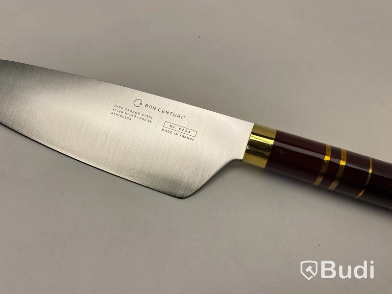4 st. Kockkniv Bon Centuri Chefs Knife, 20 cm - 2 st. Marine blue och 2 st. Bordeaux red