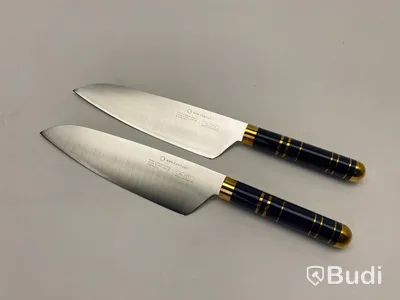 4 st. Kockkniv Bon Centuri Chefs Knife, 20 cm - 2 st. Marine blue och 2 st. Bordeaux red