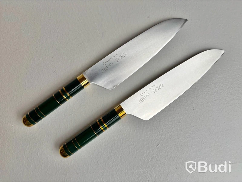 2 st. Kockkniv Bon Centuri Chefs Knife, 20 cm, Saint Marquis green.