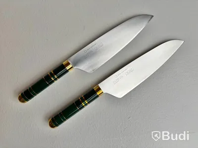 2 st. Kockkniv Bon Centuri Chefs Knife, 20 cm, Saint Marquis green.