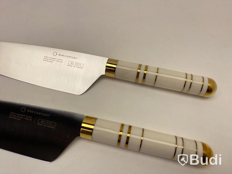 2 st. Kockkniv Bon Centuri, Oyster white