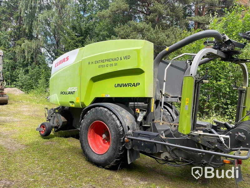 Combination baler-wrapper Claas Rollant 455 Uniwrap - 2018