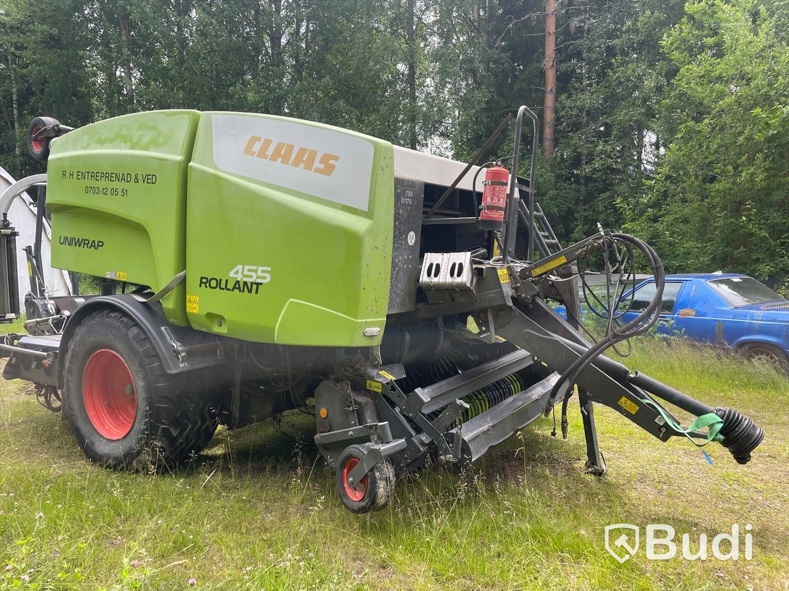 Combination baler-wrapper Claas Rollant 455 Uniwrap - 2018
