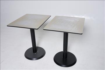 Kafebord 2 st med slipad toppskiva.