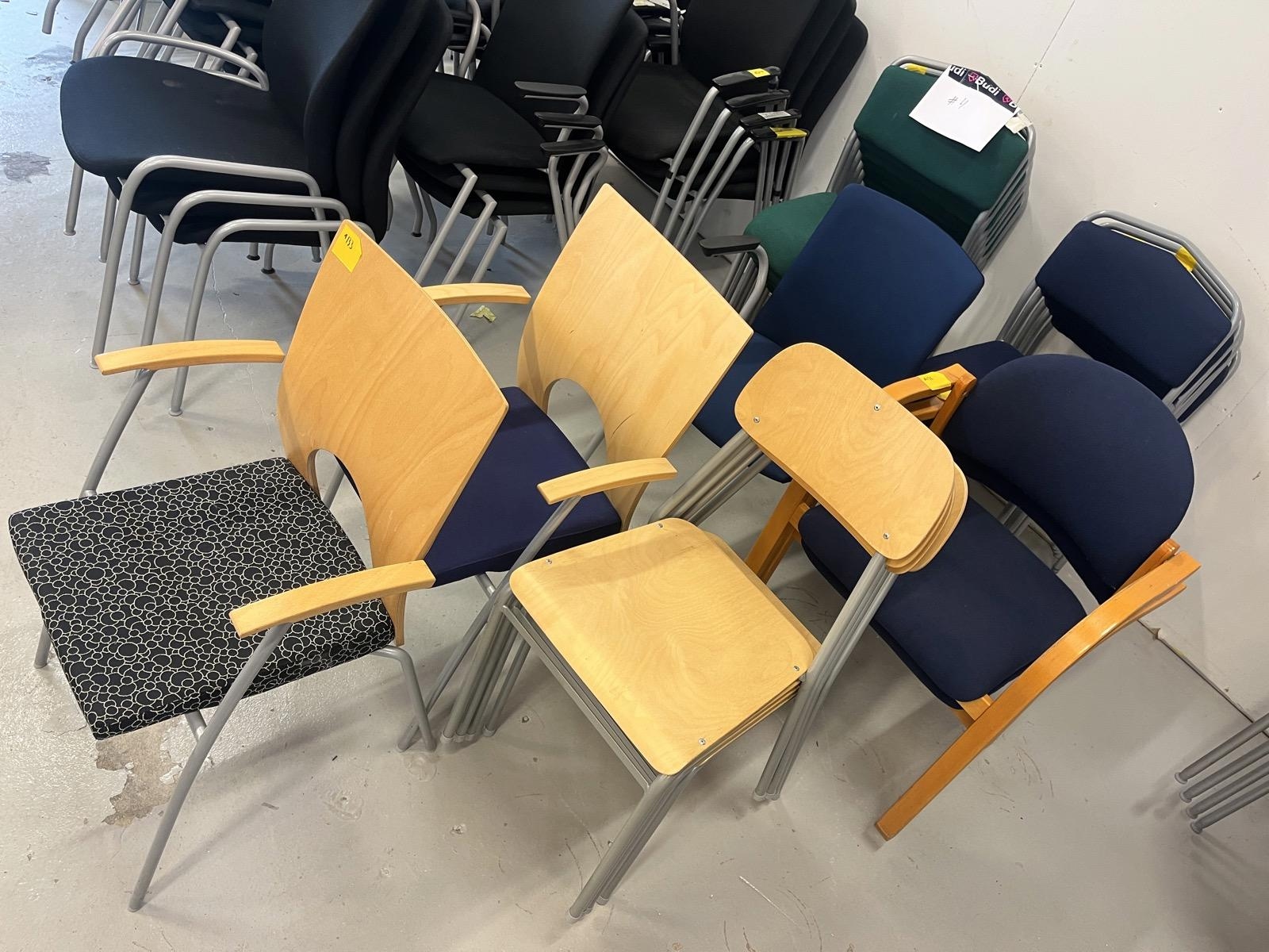 Parti konferens- & besöksstolar i blandade modeller
